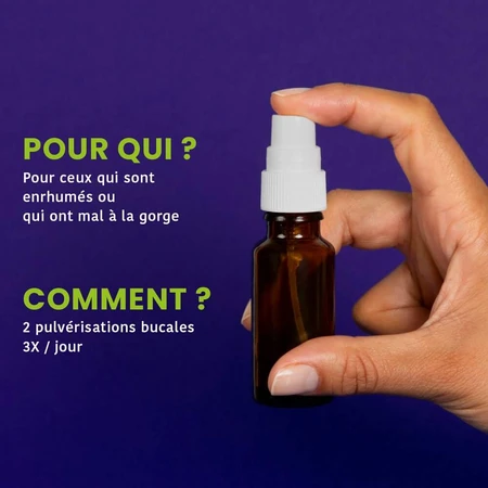 Santarome Biologische Respi'rub Neus- en Keelspray 20ml