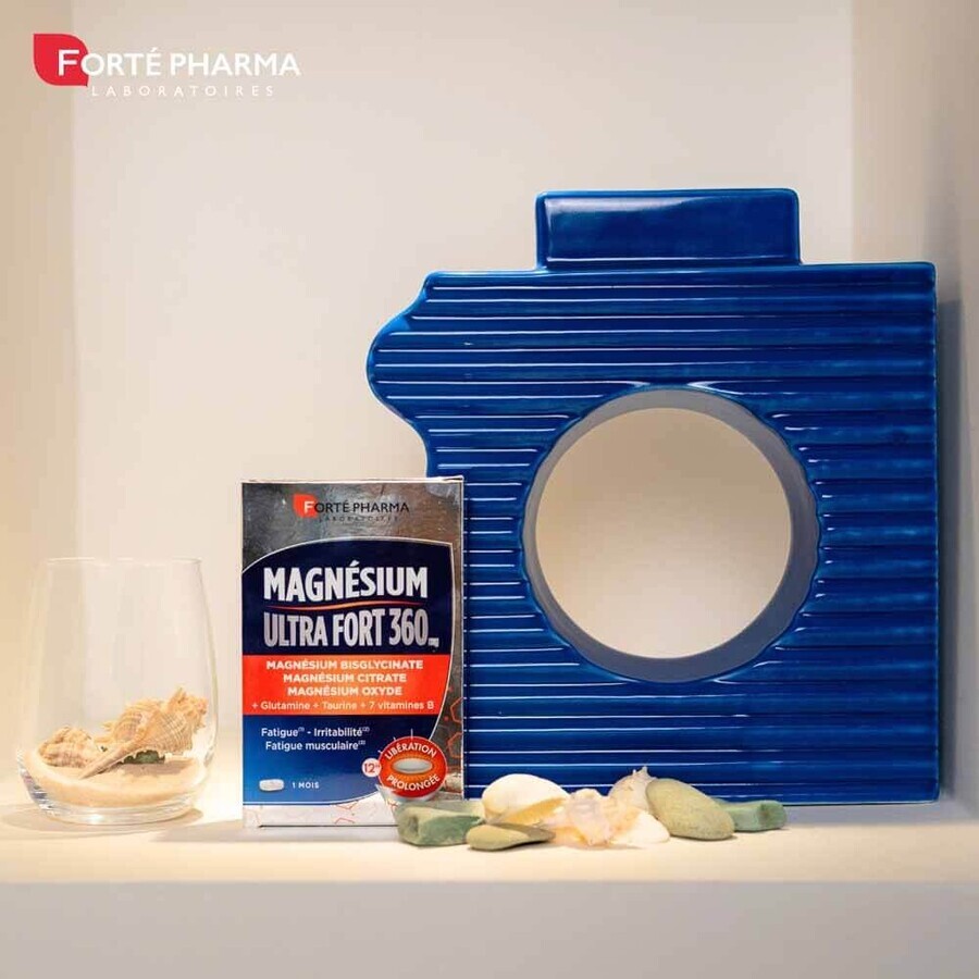 Forté Pharma Magnesium Ultra Forte 360 Stress und Müdigkeit 30 Tabletten mit verzögerter Wirkstofffreisetzung