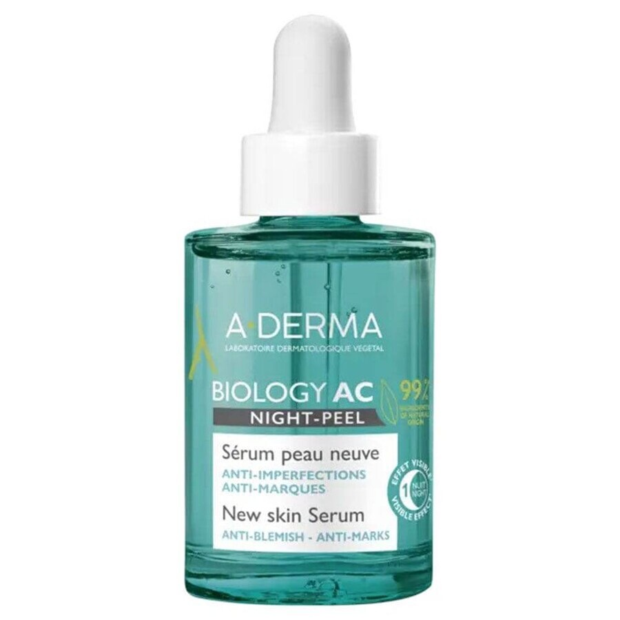 A-Derma Biology AC Night-peel Serum Effet Peau Neuve 30ml