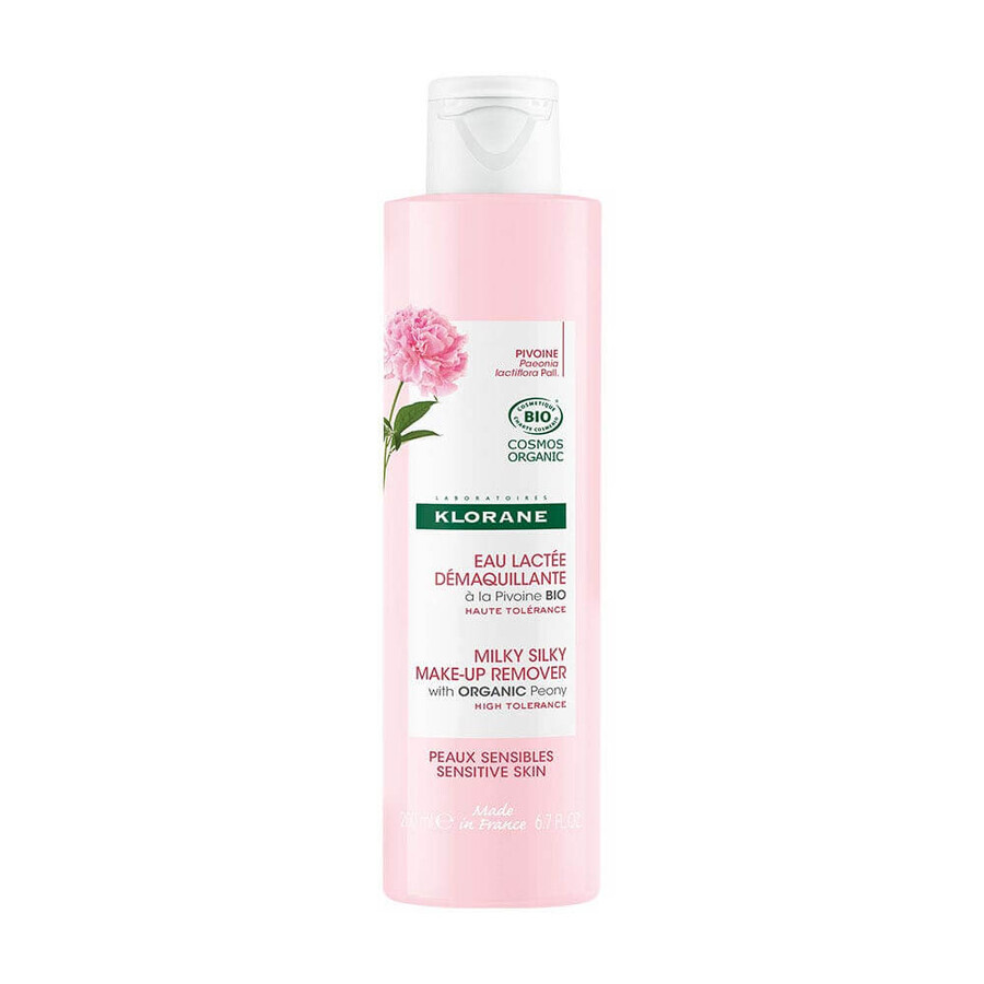 Klorane Peonía BIO Leche Limpiadora Pieles Sensibles 200 ml