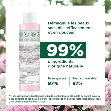 Klorane Peonía BIO Leche Limpiadora Pieles Sensibles 200 ml