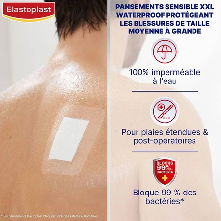 Elastoplast Wasserdichte Pflaster XXL x5