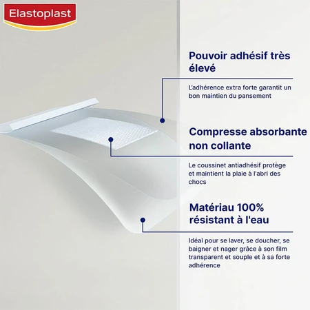 Elastoplast Wasserdichte Pflaster XXL x5