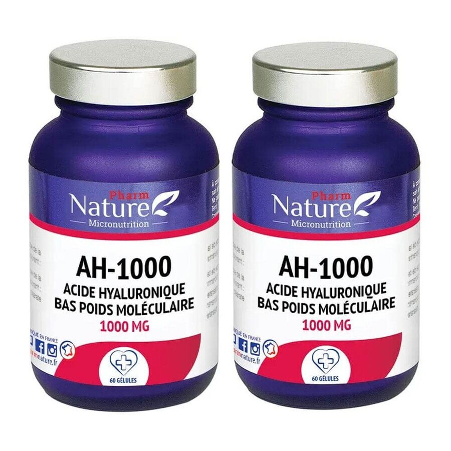 Pharm Nature Micronutrition Ah Anti-Ageing 1000mg Hyaluronsäure 2x60 gélules