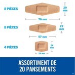 Nexcare Assortiments de Pansements Duo Tenue 24h x20 Nexcare Assortiments de Pansements Duo Tenue 24h x20