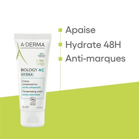 A-Derma Biologie AC Ausgleichende Hydra Feuchtigkeitscreme 40ml