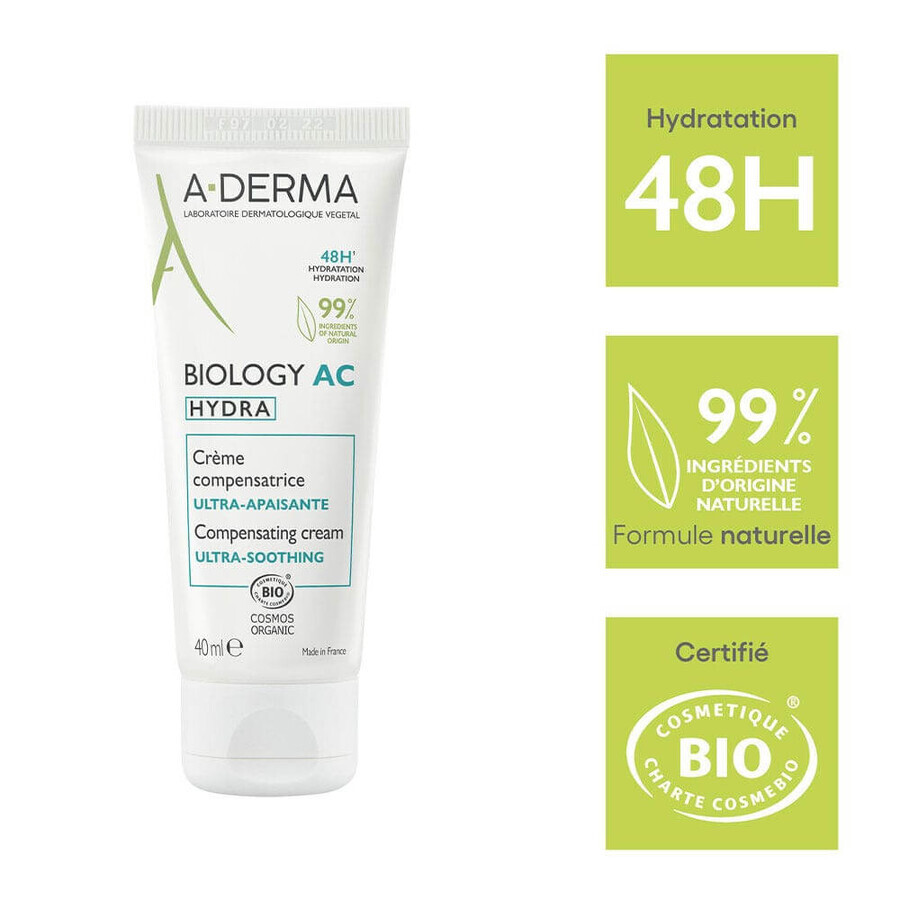 A-Derma Biology AC Compensating Hydra Moisturizing Cream 40ml