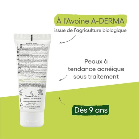A-Derma Biologie AC Ausgleichende Hydra Feuchtigkeitscreme 40ml