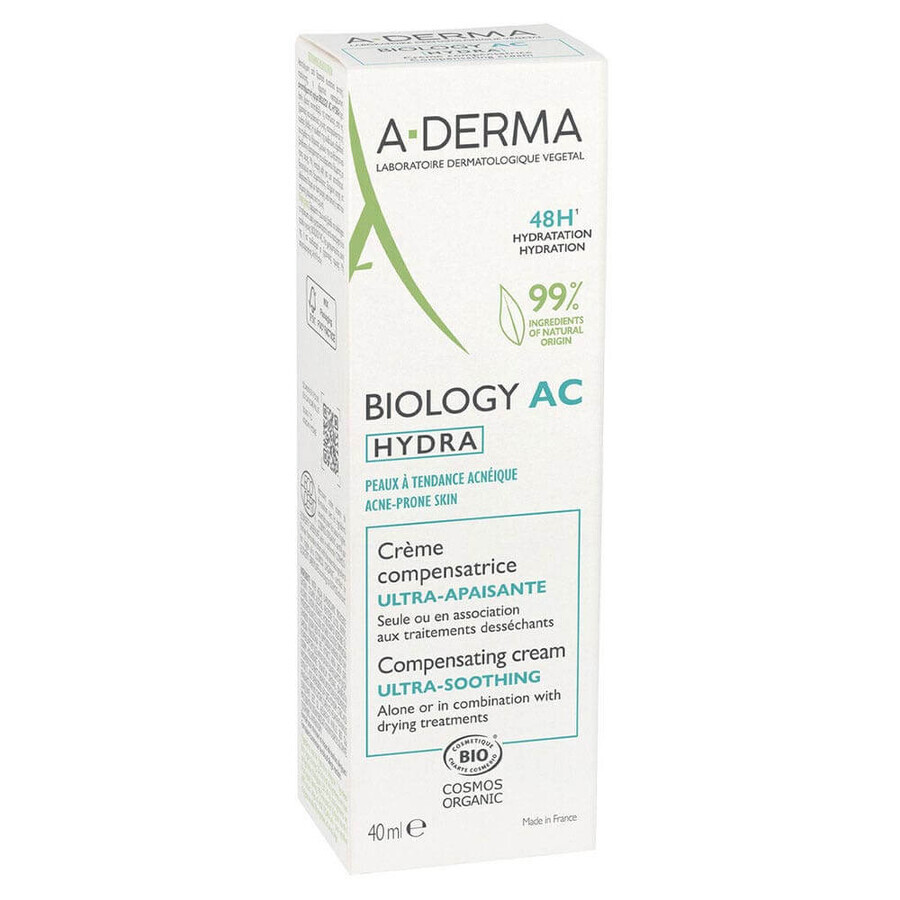 A-Derma Biology AC Compensating Hydra Moisturizing Cream 40ml