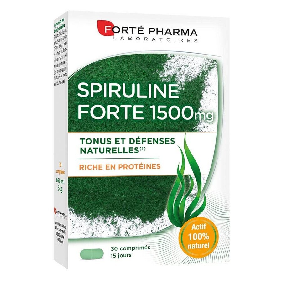 Forté Pharma Spirulina 1500 30 tabletten