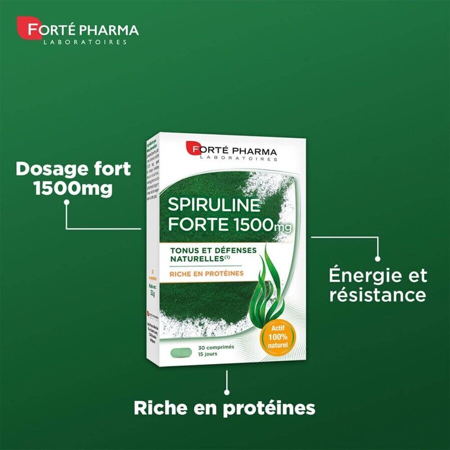 Forté Pharma Spirulina 1500 30 tabletten