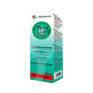 Menicon Menicare Plus Solución Multifuncional para lentes rígidas permeables 250ml