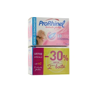 Prorhinel Wegwerp flexibele neuspads Zacht en hygiënisch 2x20