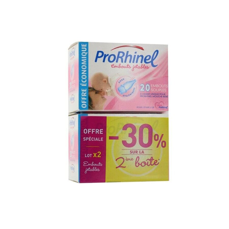 Prorhinel Wegwerp flexibele neuspads Zacht en hygiënisch 2x20