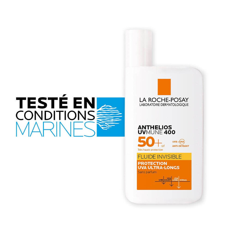 La Roche-Posay Anthelios Uvmune 400 Invisible Fluid Spf50+ Fragrance-Free 50ml