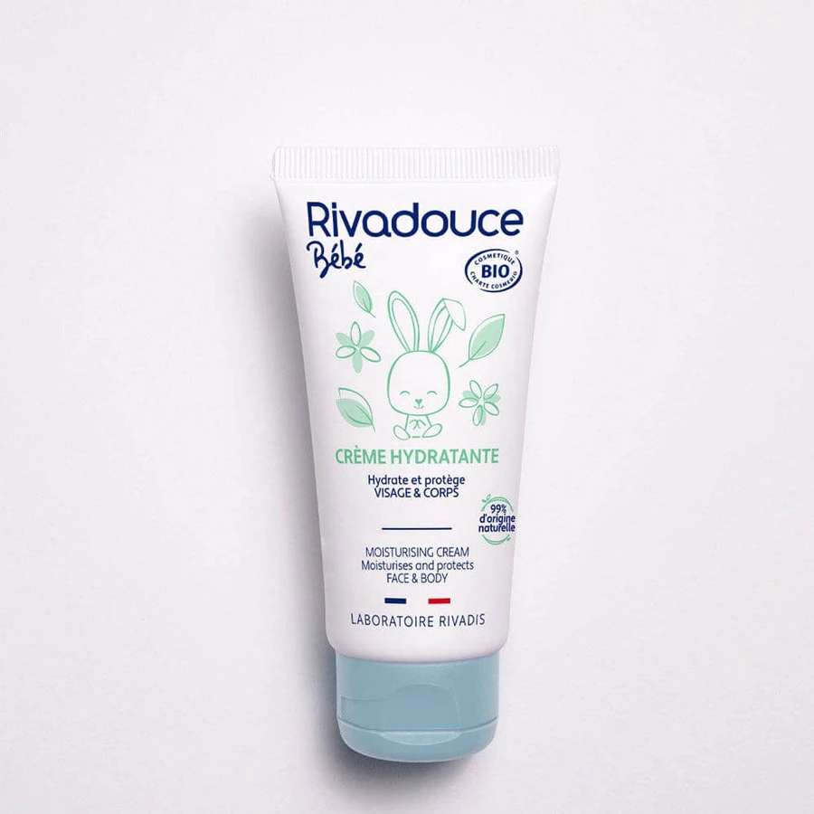 Rivadouce Baby Bio Hydraterende Crème Gezicht en Lichaam 50ml