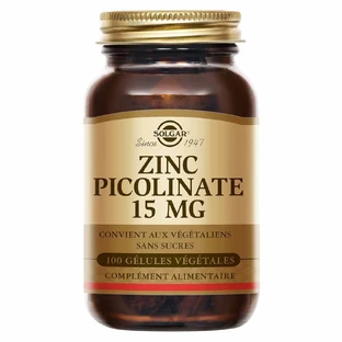 Solgar Zink Picolinaat 15mg Immuunsysteem 100 Afgedrukt