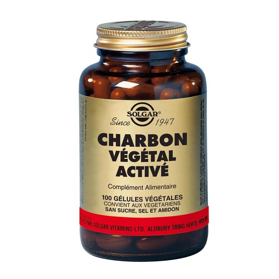 Acquista Solgar Carbone Attivo Vegetale 100 Gelule Digestion Detox 100 gélules végétales Solgar Carbone Attivo Vegetale 100 Gelule Digestion Detox 100 gélules végétales