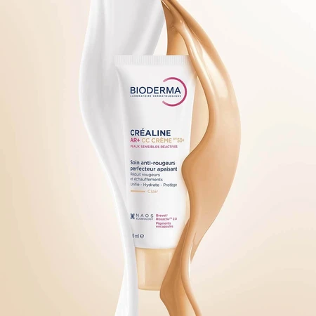 Bioderma Crealine AR+ CC Crème SPF50+ Teinte Claire 40ml