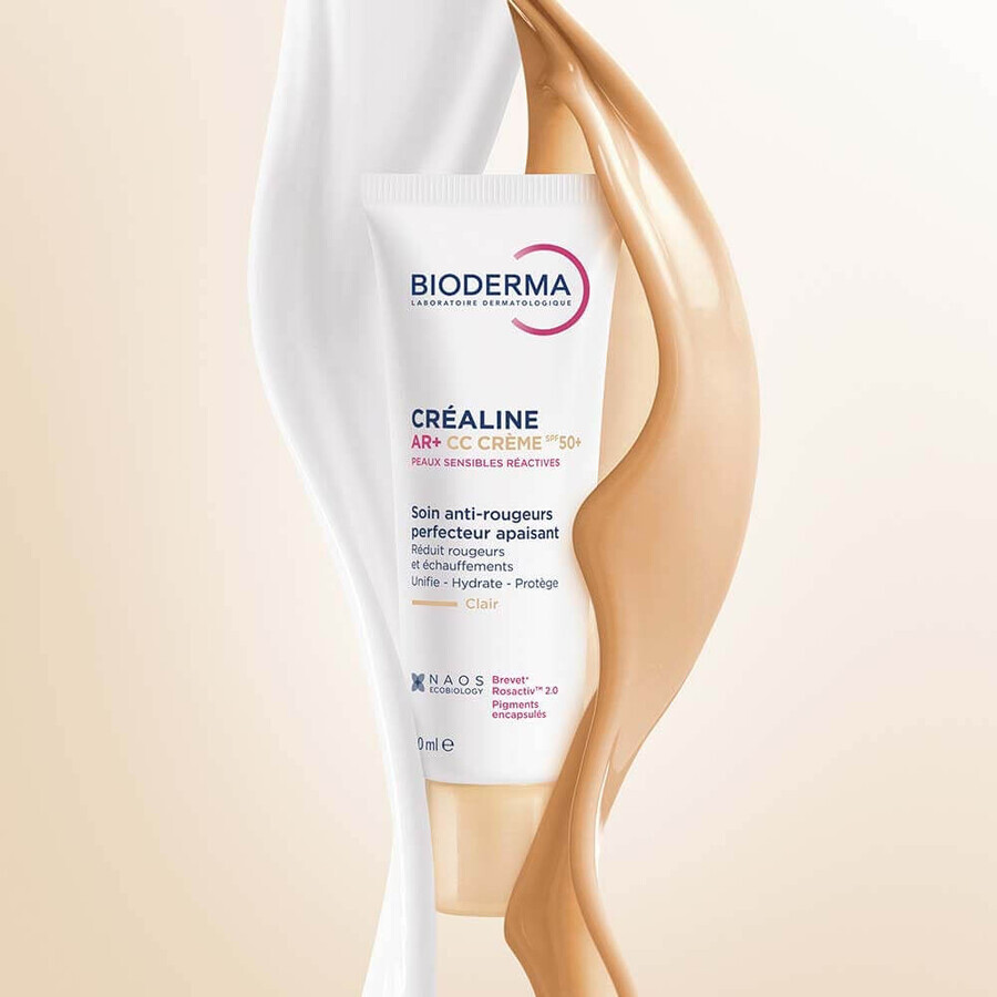 Bioderma Crealine AR+ CC Crème SPF50+ Teinte Claire 40ml Bioderma Crealine AR+ CC Crème SPF50+ Teinte Claire 40ml
