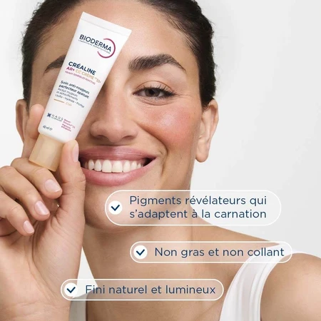 Bioderma Crealine AR+ CC Crème SPF50+ Teinte Claire 40ml