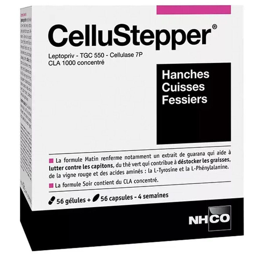 Nhco Nutrition Cellustepper targeted zones 56 gelules day + 56 capsules evening