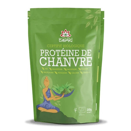 Proteína vegetal de cáñamo ecológico Iswari 250g