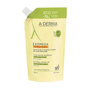 A-Derma Exomega Controle Emolliërende Reinigingsolie Eco Navulling 500ml