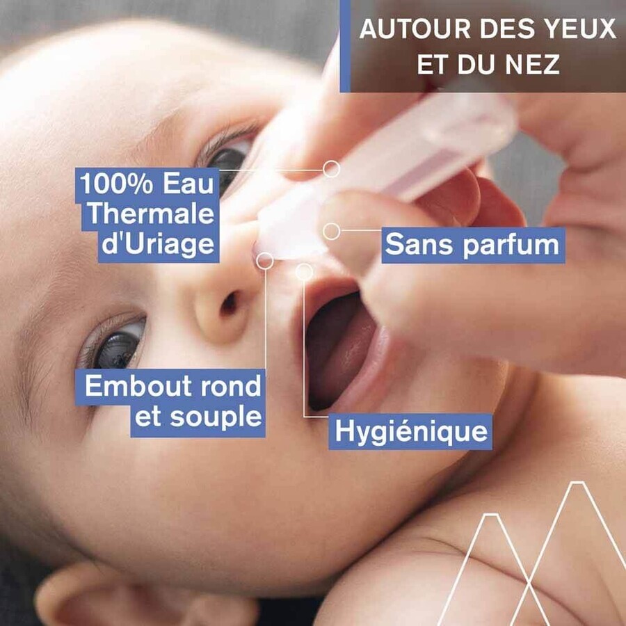 Uriage Bébé 1st Natural Physiological Serum Nose And Eyes X18 Bebe 75ml Uriage Bébé 1st Natural Physiological Serum Nose And Eyes X18 Bebe 75ml