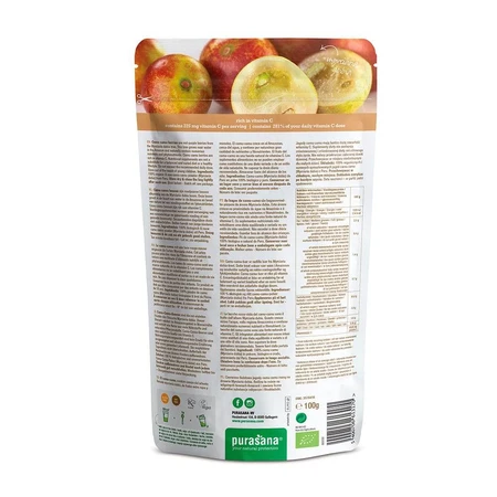 Purasana Camu Camu Polvo Orgánico 100g