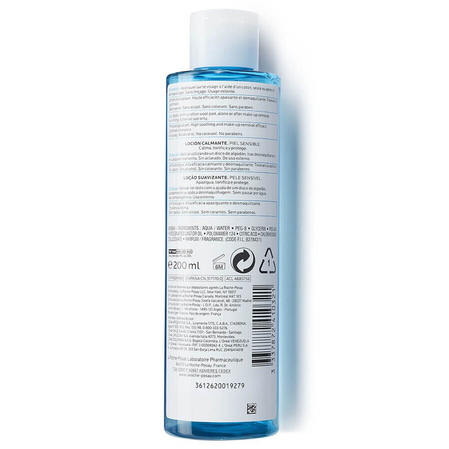 La Roche-Posay Toilette Physiologique Lotion Apaisante Peaux Sensibles 200ml La Roche-Posay Toilette Physiologique Lotion Apaisante Peaux Sensibles 200ml