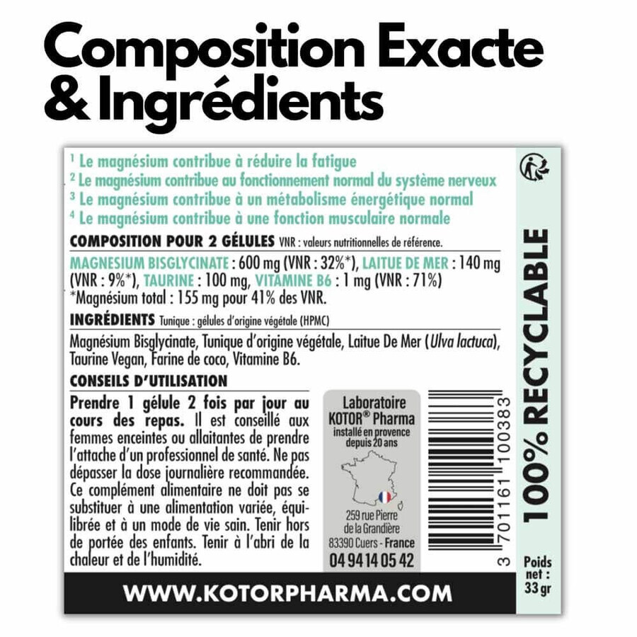 Kotor Pharma Magnesium 60 gels