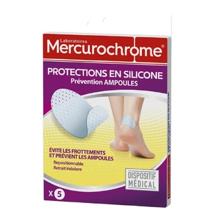Mercurochrome Silicone Blaarbeschermers x5