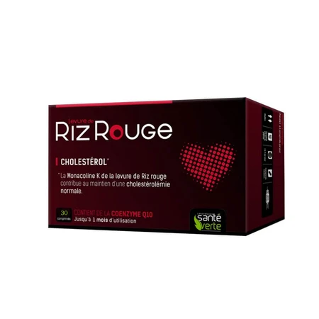 Sante Verte Levure De Riz Rouge & artichaut 30 Comprimés