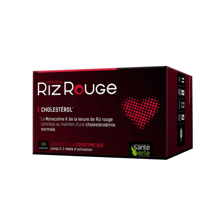 Sante Verte Red rice yeast and artichoke 30 tablets