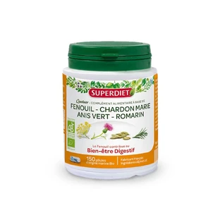 Superdiet Quatuor Digestión Hinojo BIO 150 Gelule