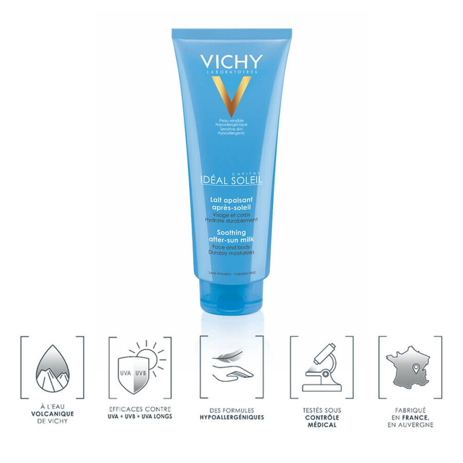 Vichy Ideal Soleil Lapte calmant după plajă 300ml Vichy Ideal Soleil Lapte calmant după plajă 300ml