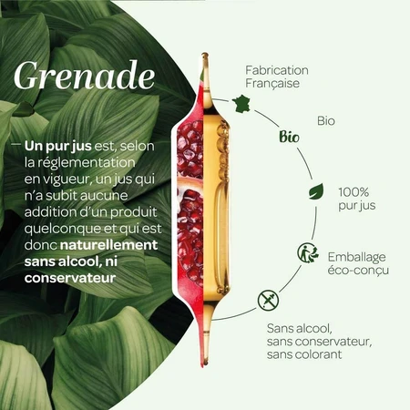 Superdiet Granatapfel Bio Ganze Frucht 20 Ampullen 10ml