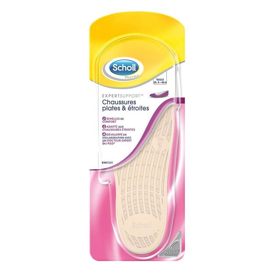 Scholl Solette Scarpe piatte Taglia 35-40.5 1 paio di Activgel
