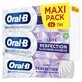 Oral-B 3D White Advanced Toothpaste Perfection Luxury Advanced Whitening Toothpaste 2x75ml