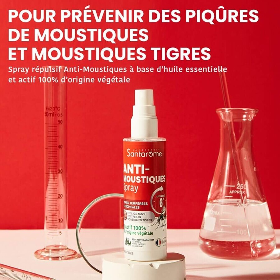 Santarome Muggenspray Gematigde en tropische zones 100ml