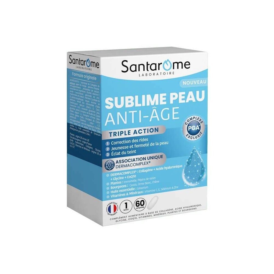 Santarome Pelle sublime Sublime Peau Anti-Âge 60 Comprimés