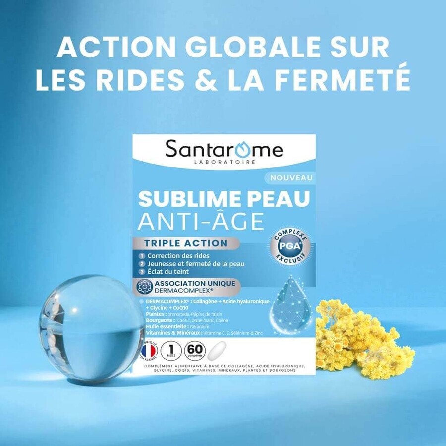 Santarome Pelle sublime Sublime Peau Anti-Âge 60 Comprimés