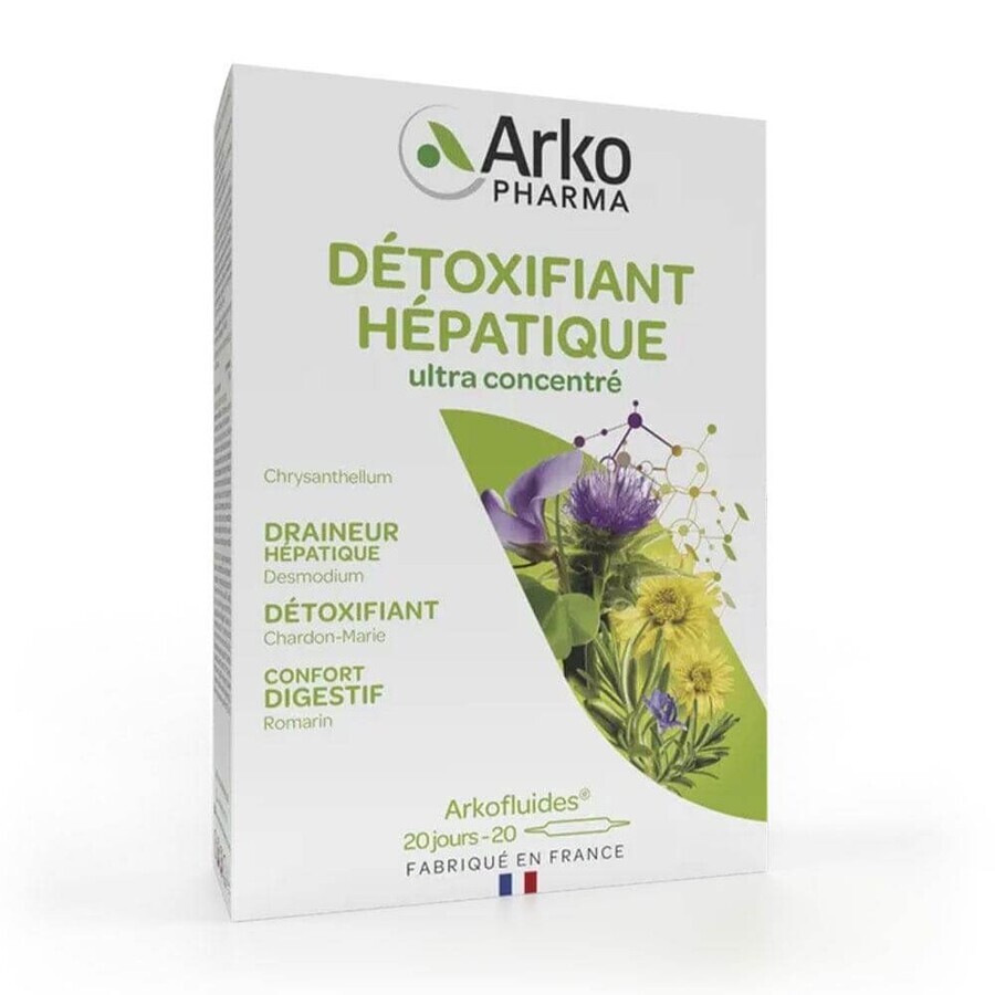 Cumpără Arkopharma Arkofluids Detoxifiant hepatic Desmodium, ciulin de lapte Arkopharma Arkofluids Detoxifiant hepatic Desmodium, ciulin de lapte