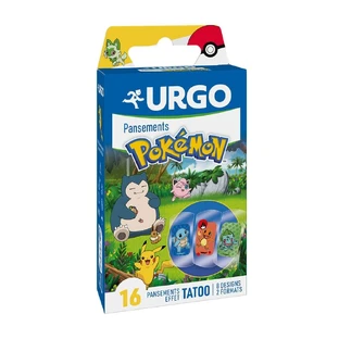 Urgo Medicijnen Pokémon Tattoo Effect x16