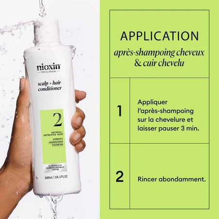 Nioxin System 2 Spülung für natürliches Haar und fortgeschrittenen Haarausfall 300 ml