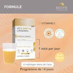 Biocyte Gezondheidsvitaminen C Liposomaal 1000mg Energie Ananassmaak 14 sticks