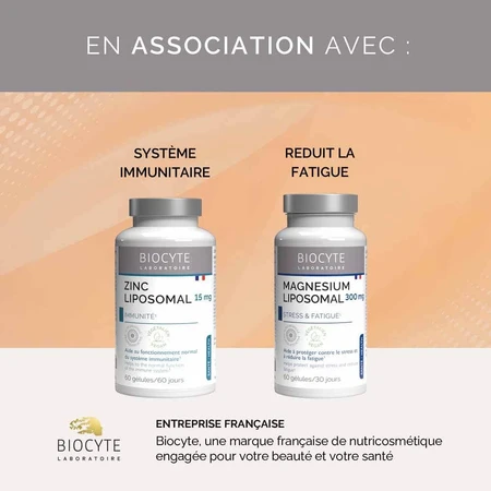 Biocyte Health Vitamins C Liposomal 1000mg Energy Pineapple Flavor 14 Sticks