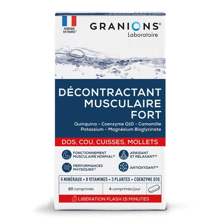 Granions Forte relajación muscular 20 comprimidos