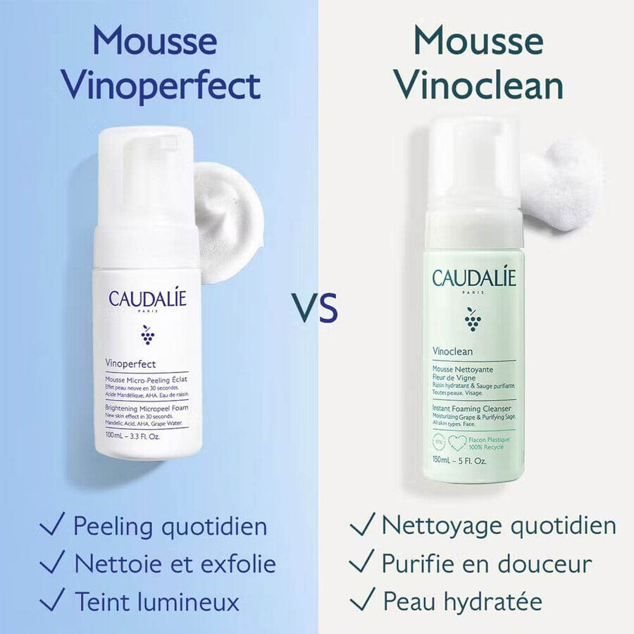 Caudalie Vinoperfect Radiant Micro-Perlating Mousse 50ml Caudalie Vinoperfect Radiant Micro-Perlating Mousse 50ml